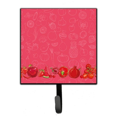 Carolines Treasures Fruits and Vegetables in Red Leash or Key Holder BB5133SH4